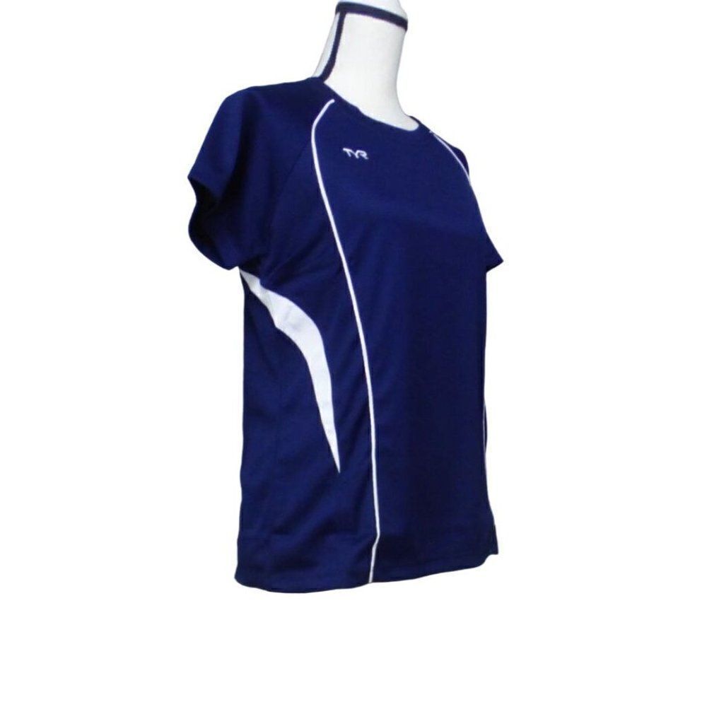 TYR Women’s Female Tech Tee, Navy, Size L